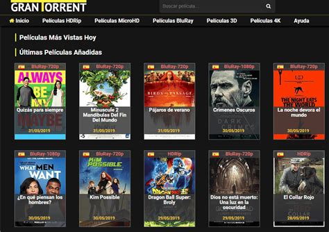Jan 29, 2024 · Esta es nuestra lista con los mejores torrents que siguen funcionando: The Pirate Bay- La mejor web de torrents. 1337X- Fantástica web de torrents de películas, series y música. Torrentz2- La mejor opción para los torrents de música. YTS- Nuestra recomendación para la descarga de películas en HD. 